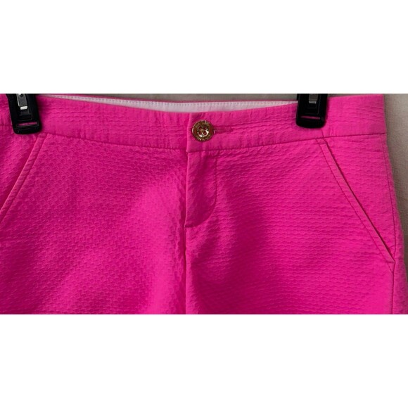 Lilly Pulitzer Shorts Women’s Size 00 Color Pink The Buttercup Stretch 5” Inseam - Picture 3 of 12